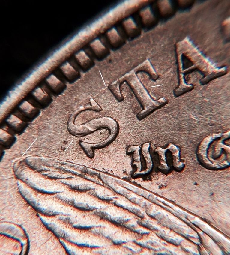 1921-Morgan-&-1935-Peace-Dollar/Crack-Die/Light-Die-Strike