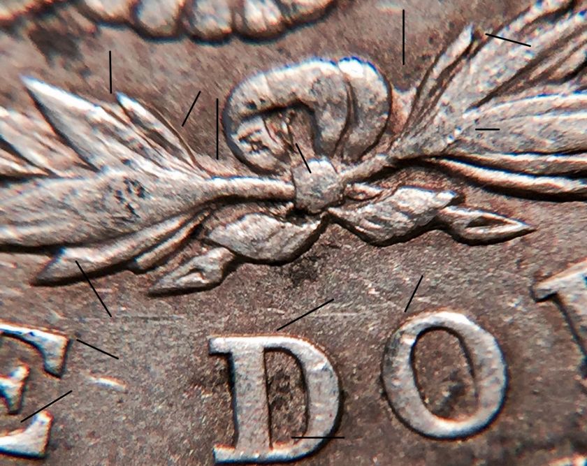 1921-Morgan-&-1935-Peace-Dollar/Crack-Die/Light-Die-Strike