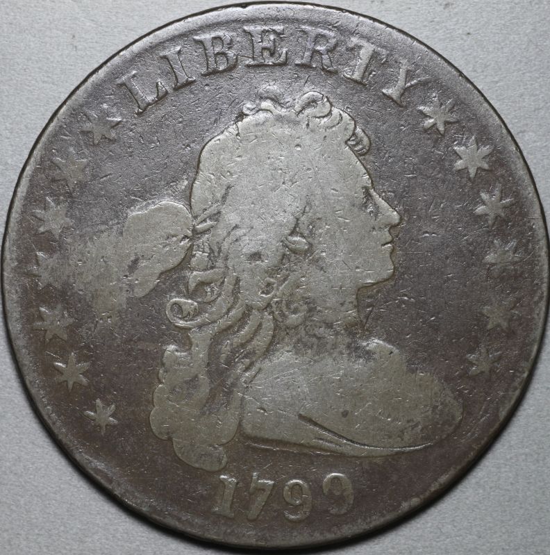 1799-Draped-Bust-Dollar-Up-For-Grading