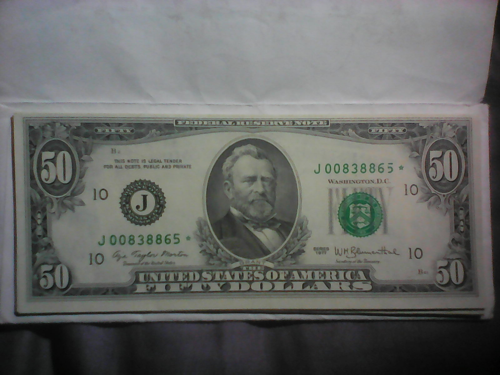 10-Consecutive-1977-$50-Star-Notes