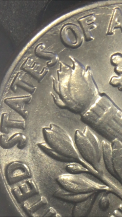 1983-D-Dime-DDR-W/Cud-Scratches?