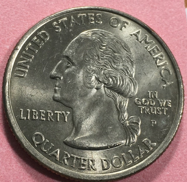 2005-P-Kansas-Quarter,-Die-Crack?-Lamination-Error?-On-Planchette-1-St?