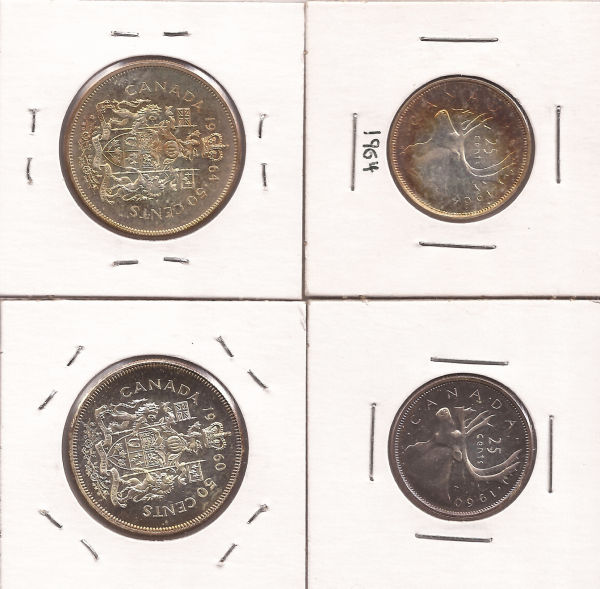 Different-Toning-Between-1960-And-1964-Coins?