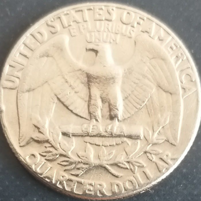 1973-D-Washington-Quarter-Double-Struck-Or-Just-A-Dent/Metal-Chips-On-Obverse