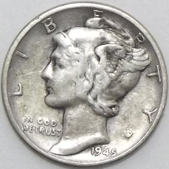 1945-Mercury-Dime