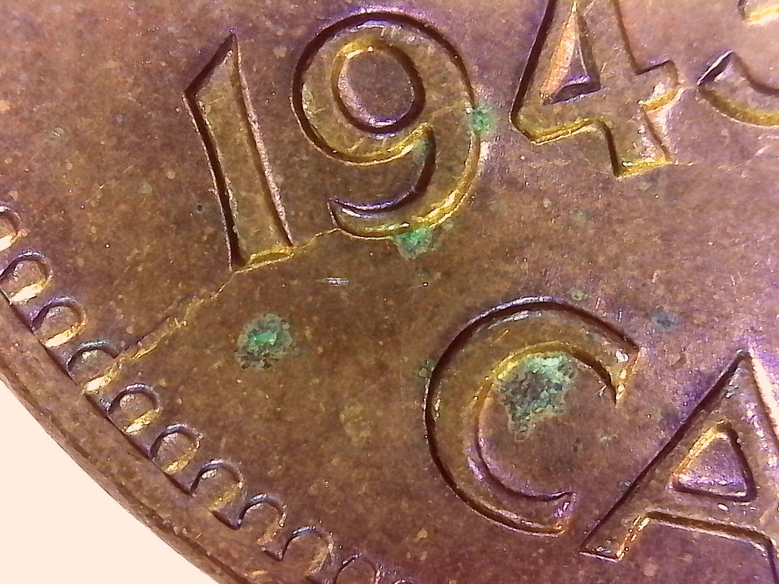 Canada-1943-1-Cent...-Round-Vs.-Oval-Dots?