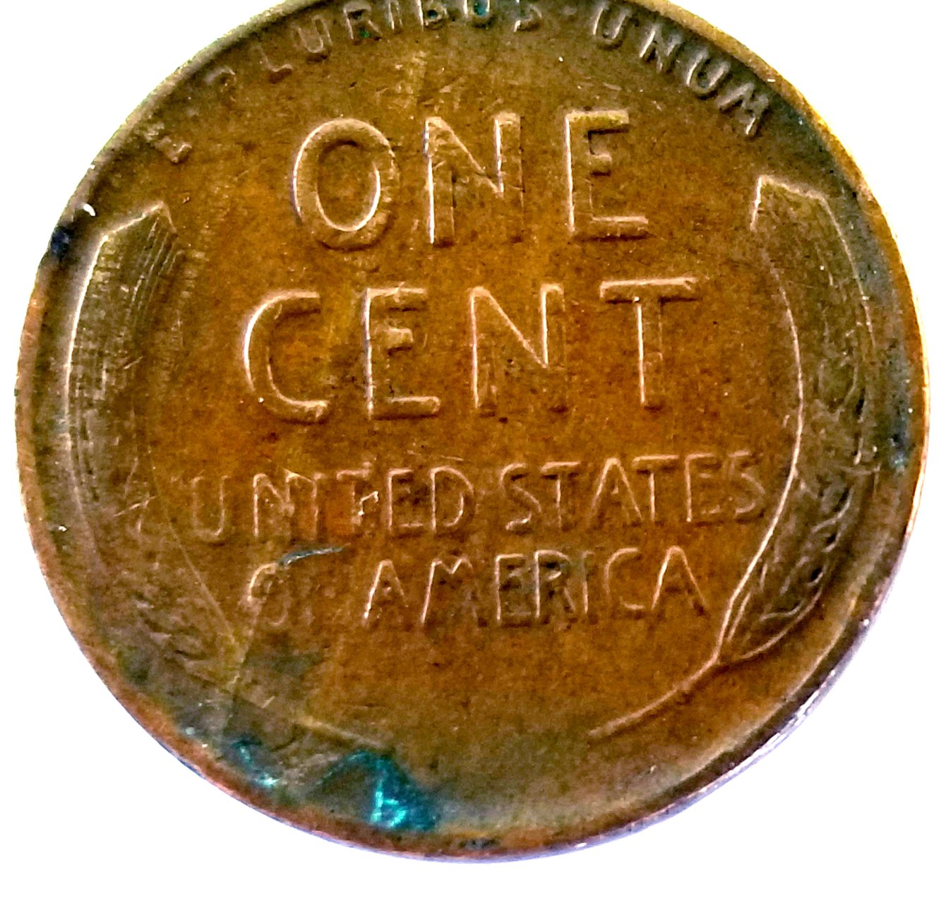 1941-Lincoln-Wheat-Cent-Strike-Through-Error-On-Reverse?