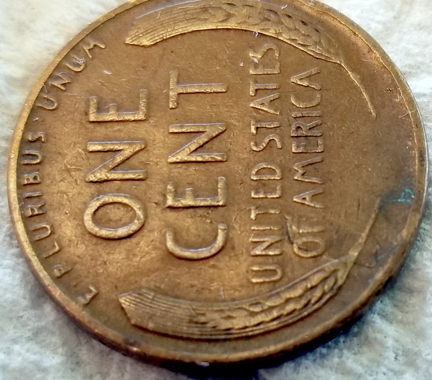 1941-Lincoln-Wheat-Cent-Strike-Through-Error-On-Reverse?