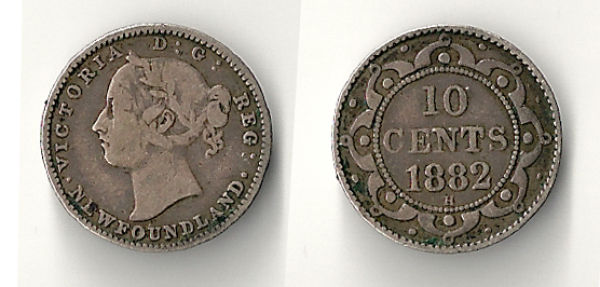 Newfoundland-1882-H-10-Cents