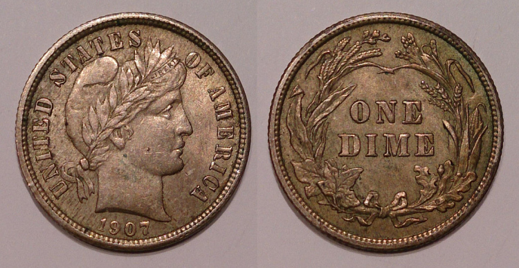 Thoughts?-1907-Barber-Dime