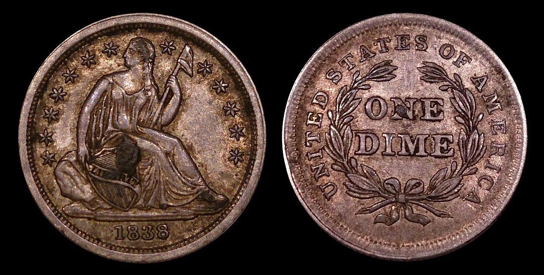 1838-Seated-Liberty-Dime