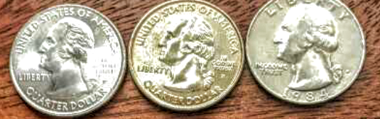 Question-As-To-Why-This-NH-Quarter-Is-Gold-Color
