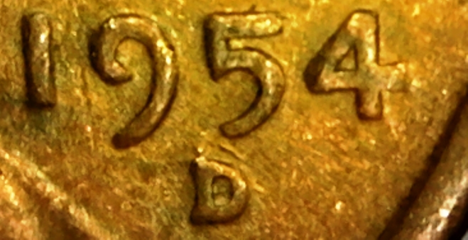 Lincoln-Cents:-2-Mintmark-Variety,-And-One-Doubled-Die