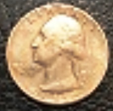 1965-US-Quarter-With-Letters-Very-Close-To-Top-Of-Coin