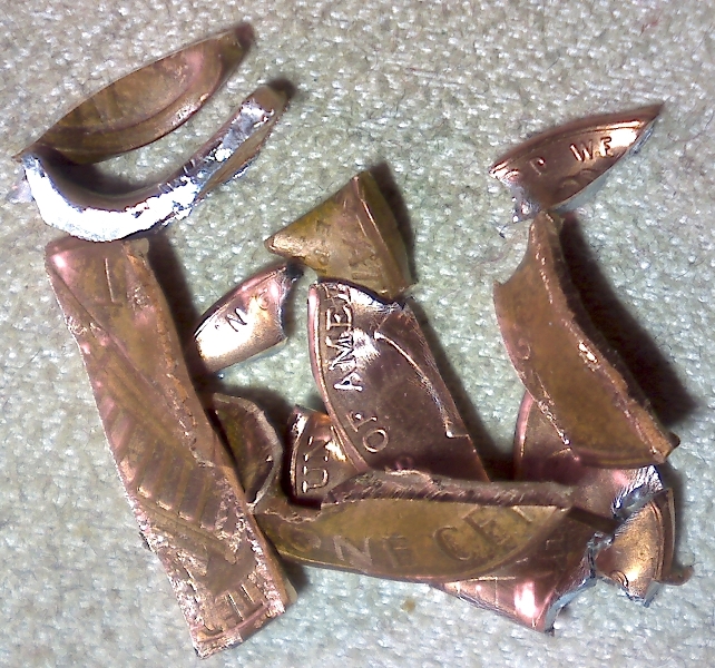 Shredded-Lincoln-Cents---No-Clue-How-Where-What-Or-When