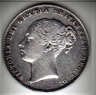 1861-One-Shilling