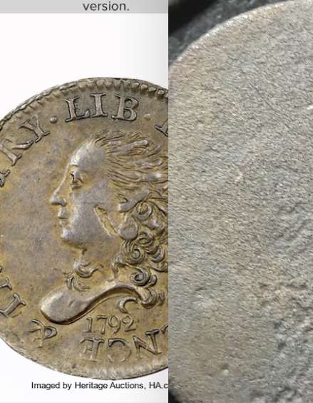 1792-Dth10c-Half-Disme,-Judd-8,-Pollock-8-Copper-Pattern