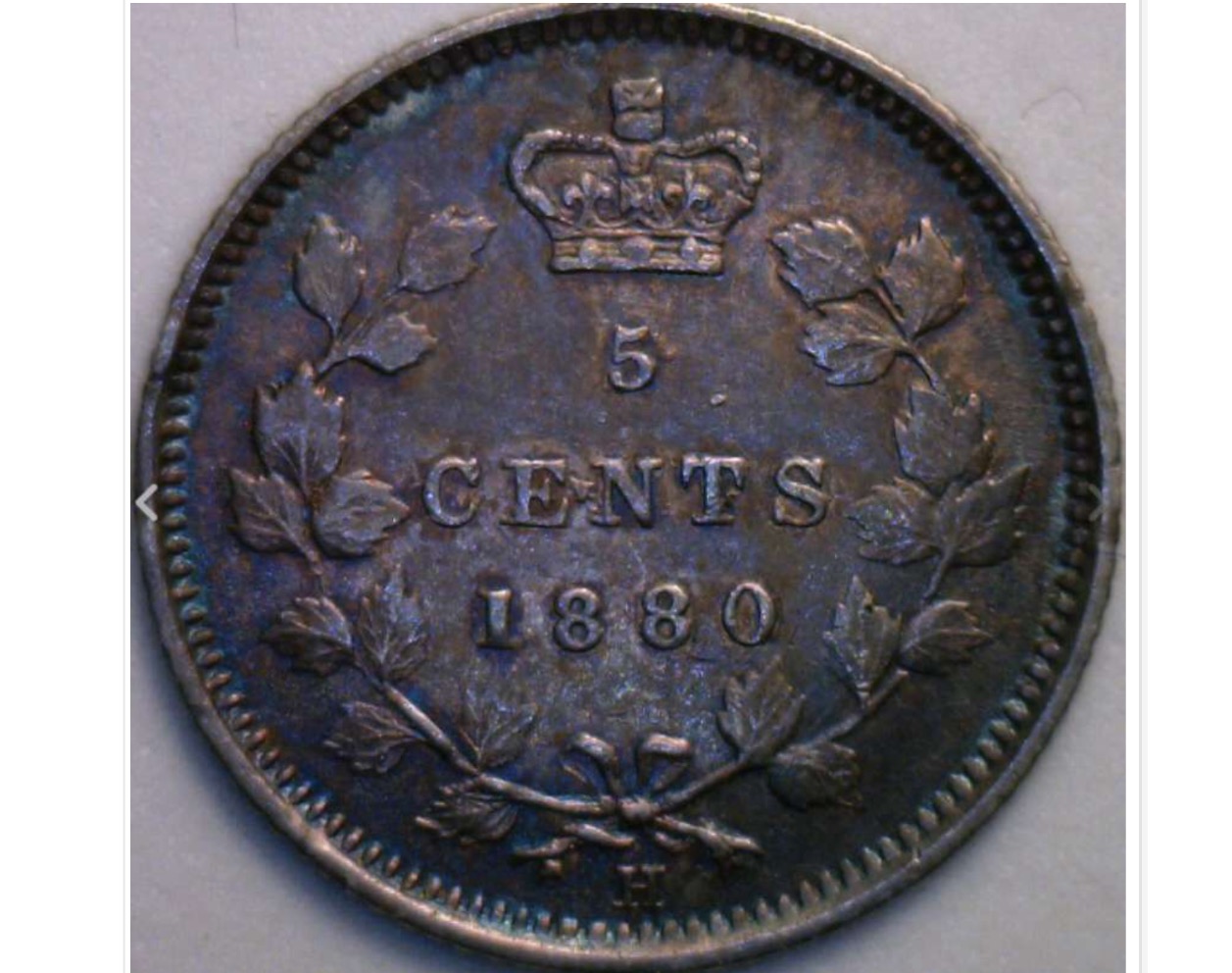1880-5-Cent-Silvers..2-Very-Different-Varieties