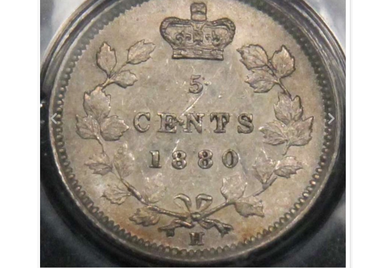1880-5-Cent-Silvers..2-Very-Different-Varieties