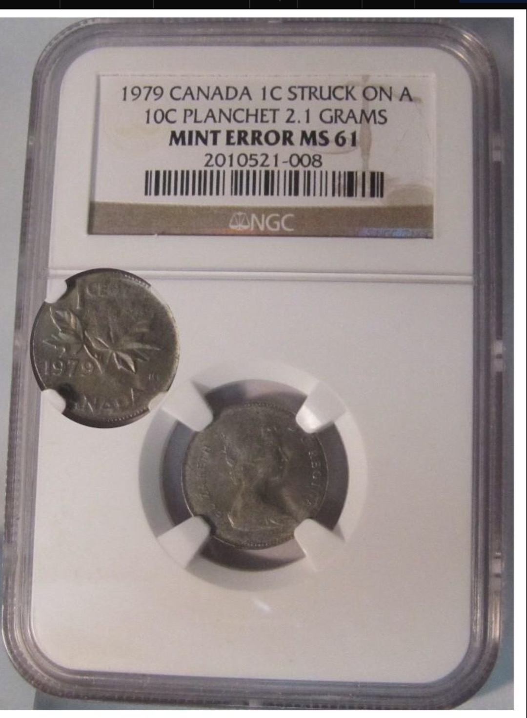 1979-1-Cent-Struck-On-Dime-Planchet.