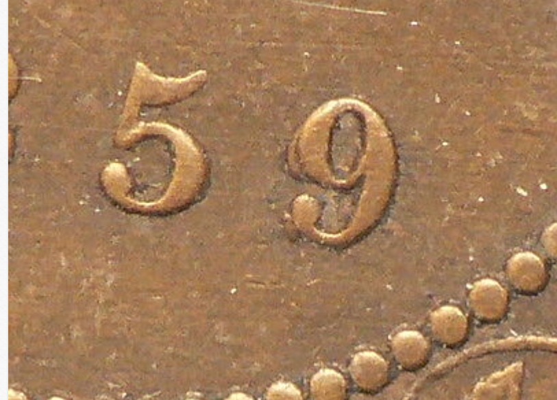 1859-Repunch-Variety--2-Coins-Need-Help