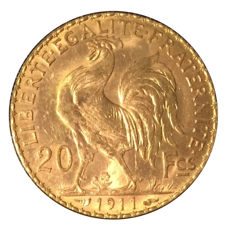 Please-Help-Grade-Gold,-1911,-20-Francs