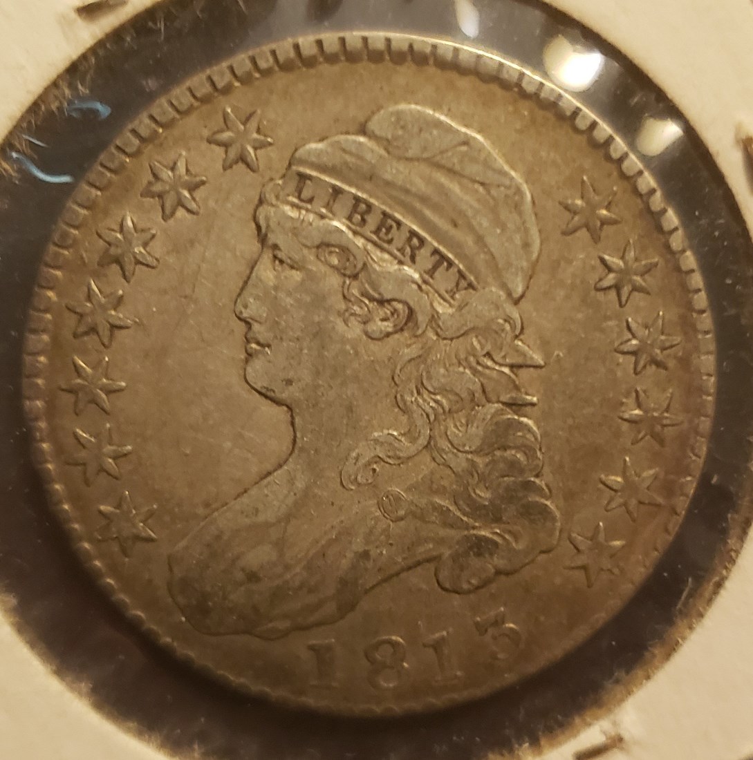 1813-Capped-Bust-Half-Dollar,-Please-Grade