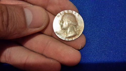 1966-Quarter-Missing-Clad-On-Reverse-And-Obverse?