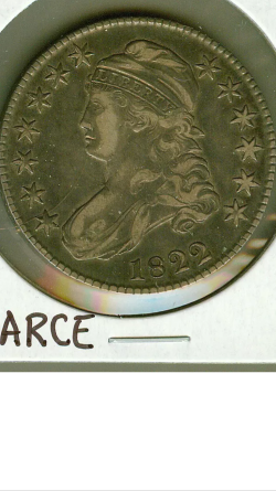 Two-1822-Capped-Busts