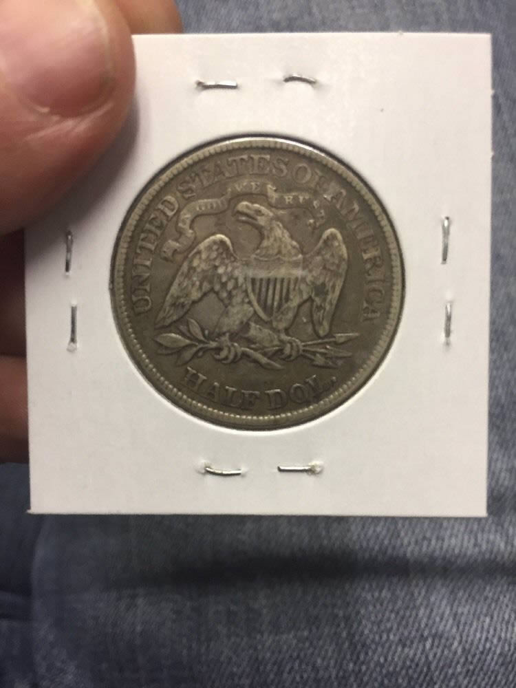 Some-Liberty-Seated-Half-Dollars-W/-Motto-For-Grading