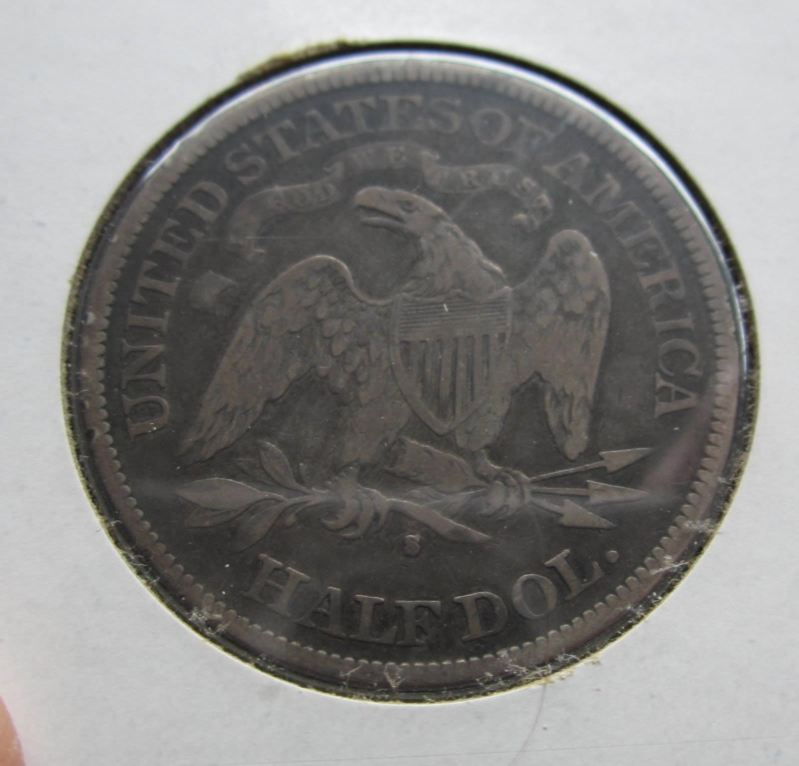 Some-Liberty-Seated-Half-Dollars-W/-Motto-For-Grading