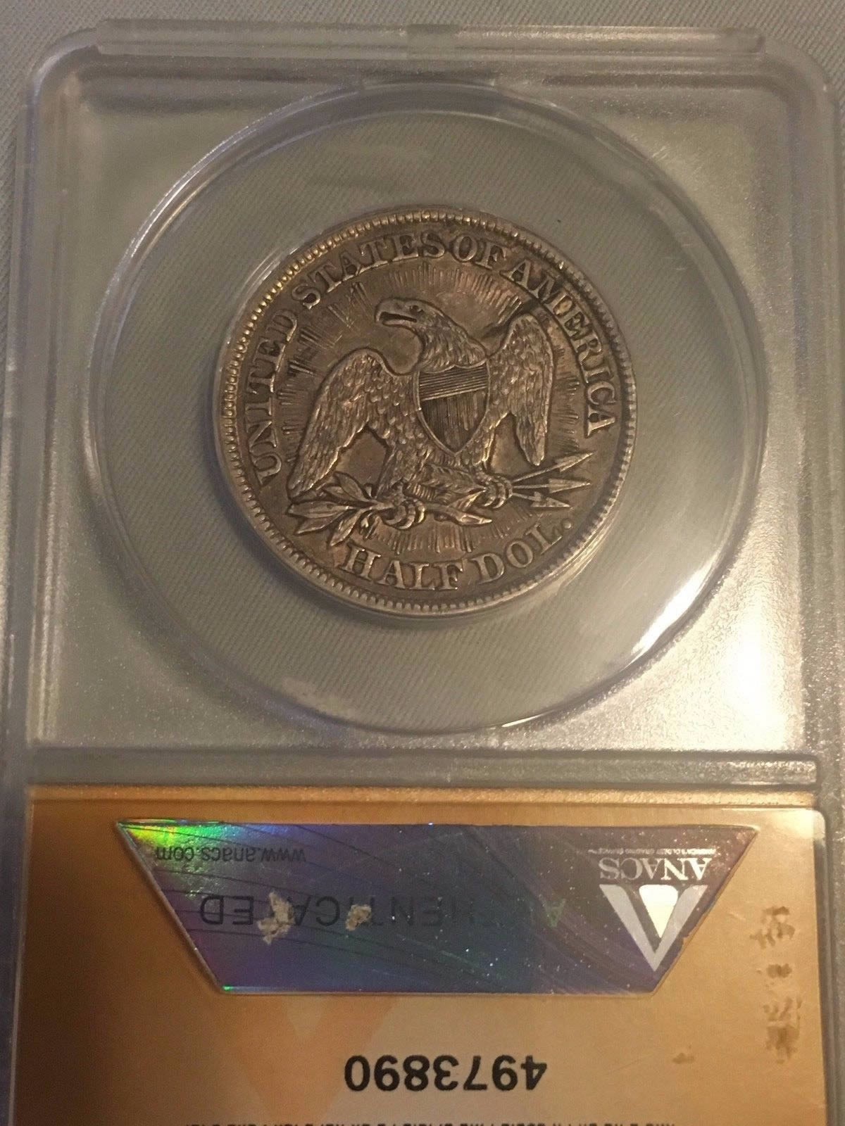 1853-Seated-Liberty-Half-Dollar-For-Grading