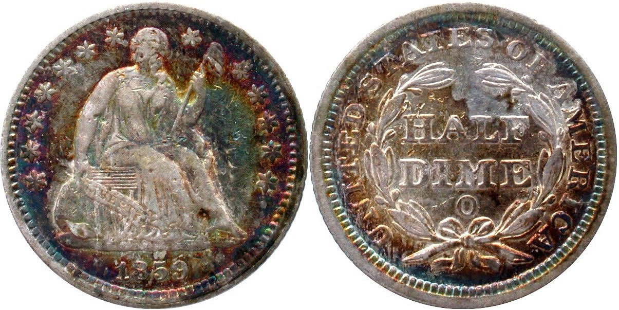 Seated-Liberty-Half-Dimes-For-Grading