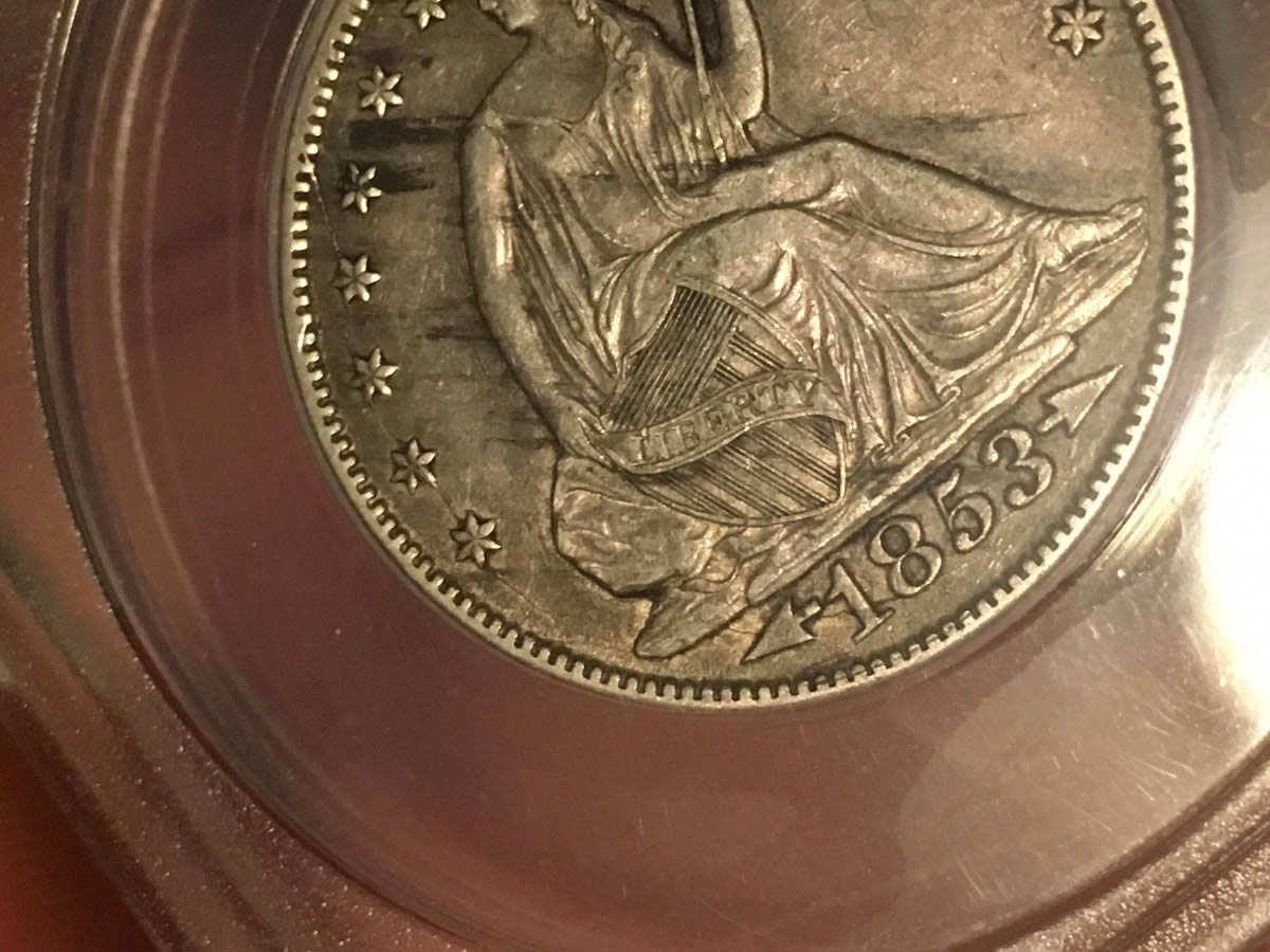 1853-Arrows-And-Rays-Seated-Half-Dollar-Value,-Grade-Vs-TPG
