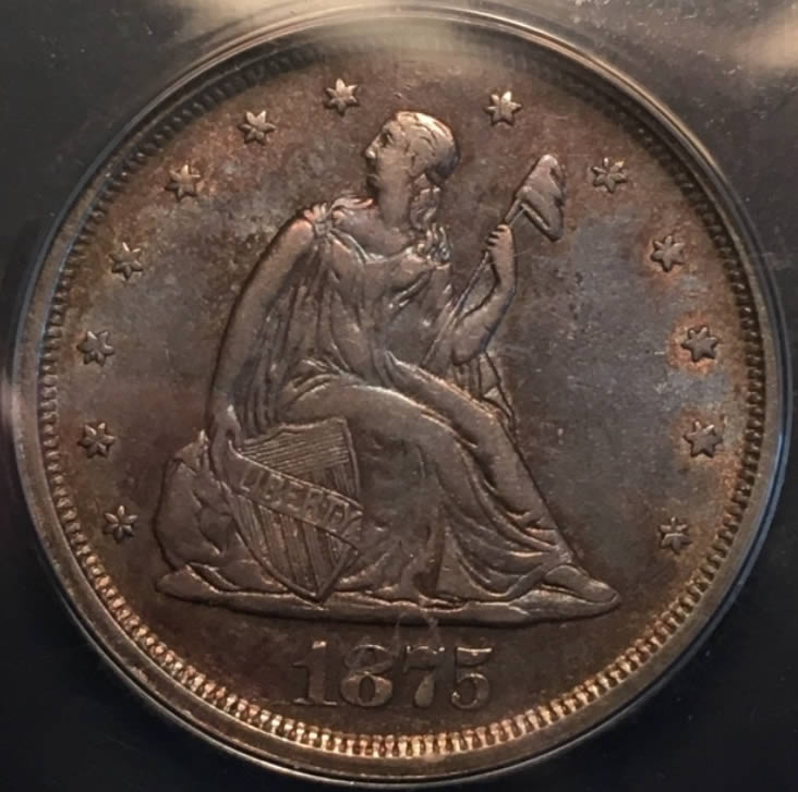 Liberty-Seated-Twenty-Cent-For-Grading