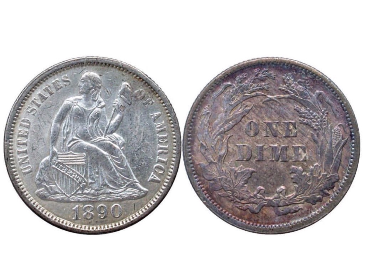 1890-Seated-Liberty-Dime-For-Grading