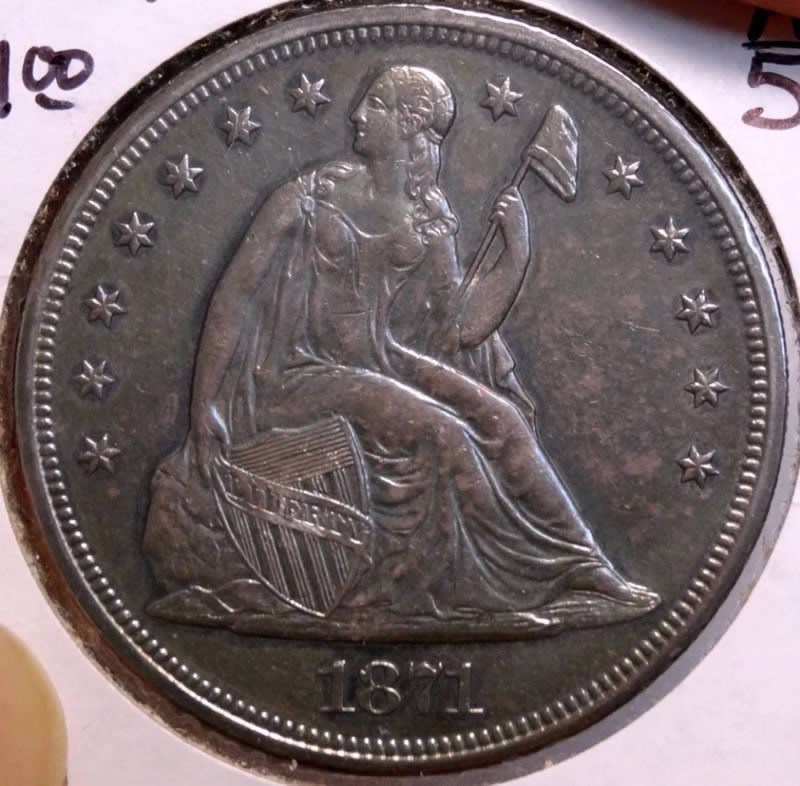 1871-Seated-Dollars-For-Grading