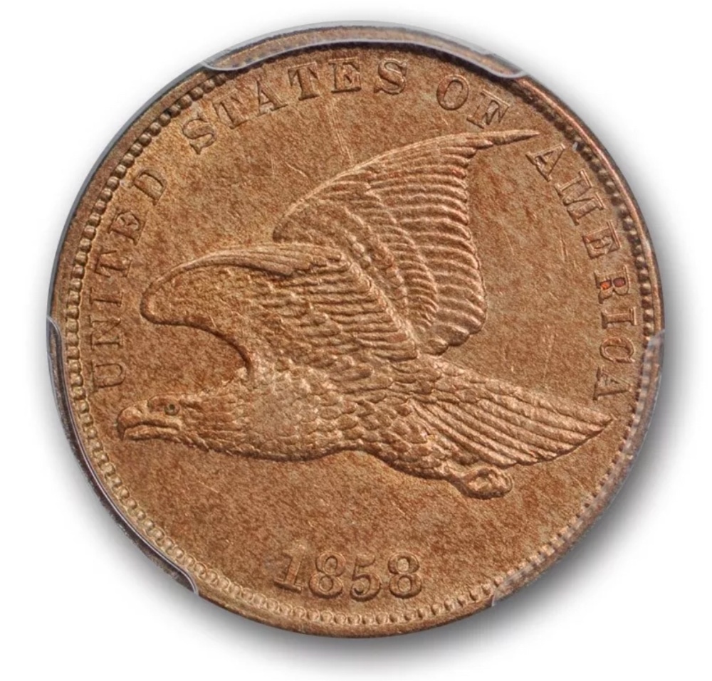 1858-Flying-Eagle-Cents-For-Grading