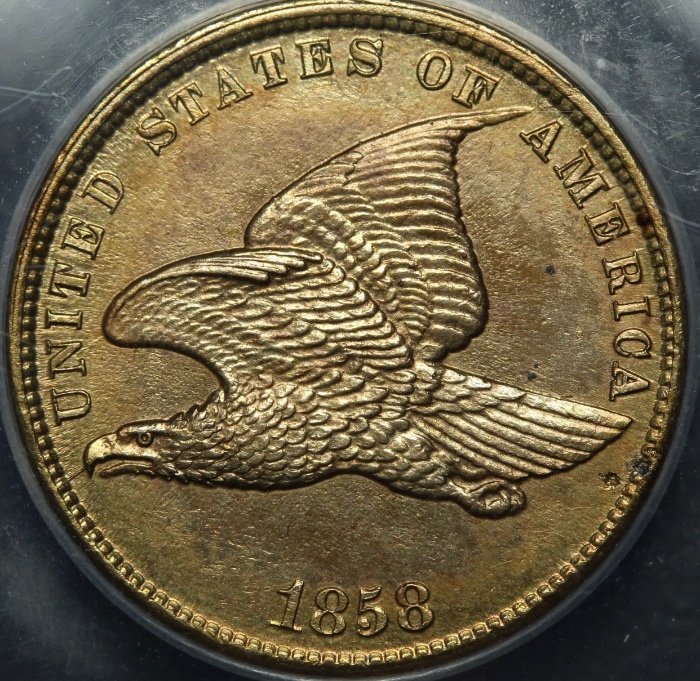 1858-Flying-Eagle-Cents-For-Grading