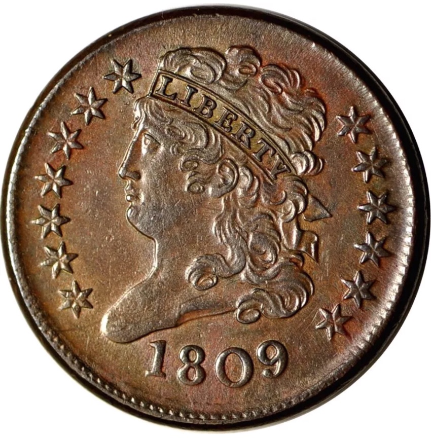 1809-Half-Cent-For-Grading