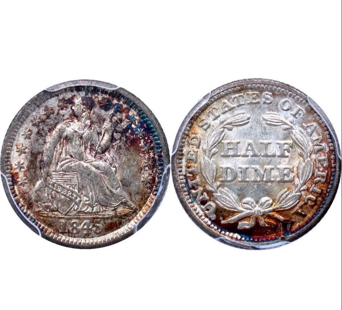 1845-Seated-Liberty-Half-Dime-For-Grading-Ex-PCGS