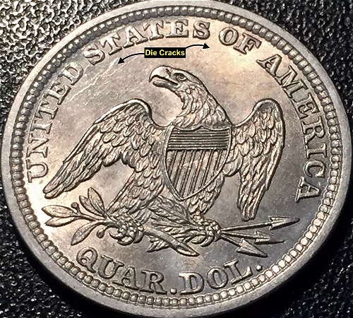 1857-Seated-Quarter-For-Grading