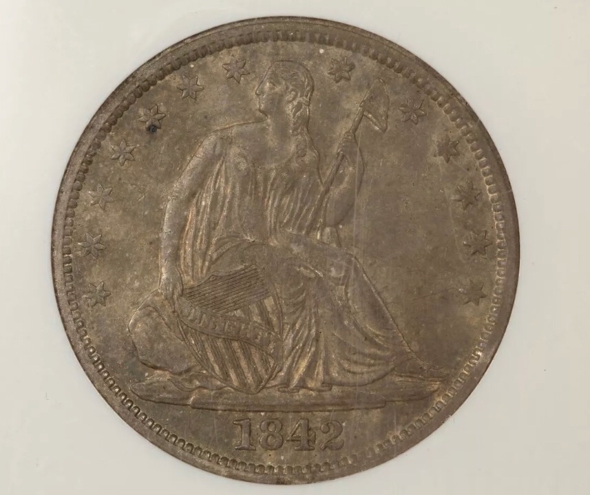 1842-Seated-Liberty-Half-Dollar-For-Grading