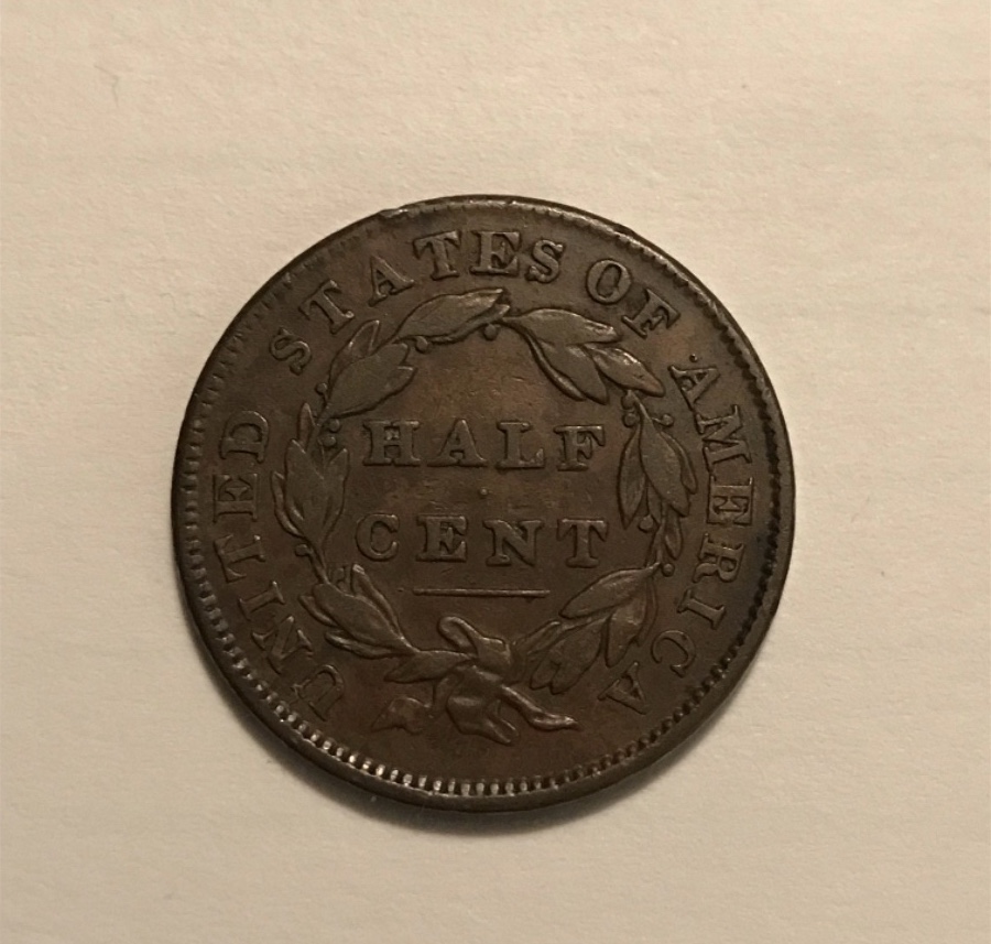 1832-Half-Cent-For-Grading