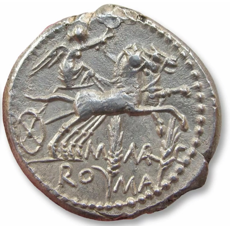 Denarius-M.-Marcius-134-BC-Authenticity-&-Identification