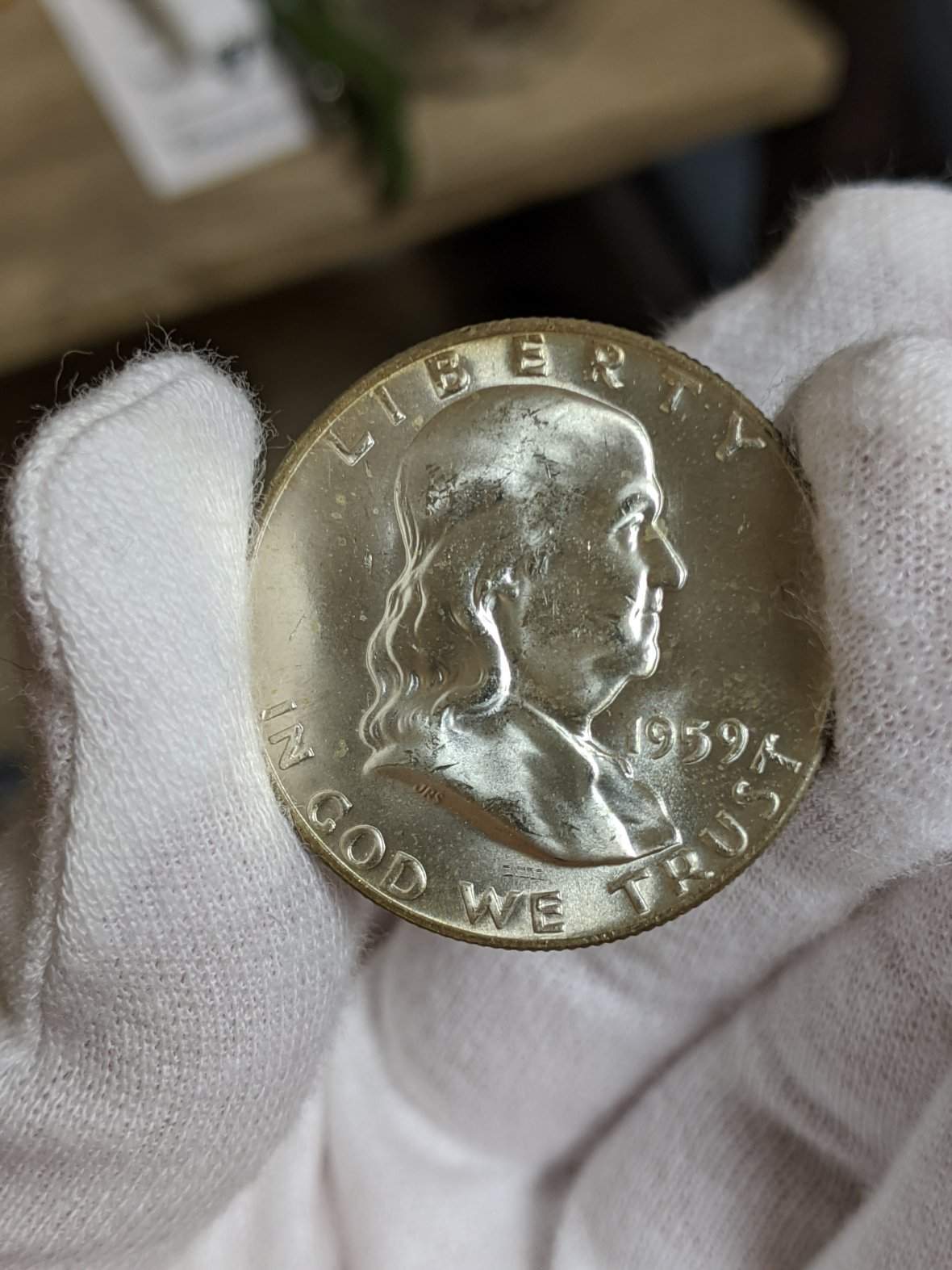 1959-D-Franklin-Half-For-Grading