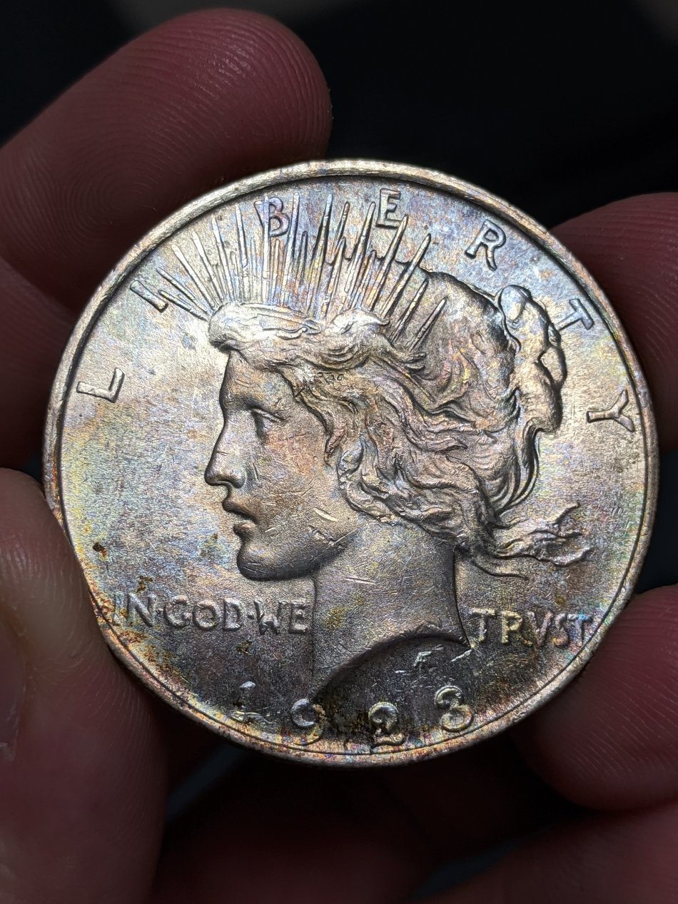 Wild-Toning-On-1923-Peace-Dollar