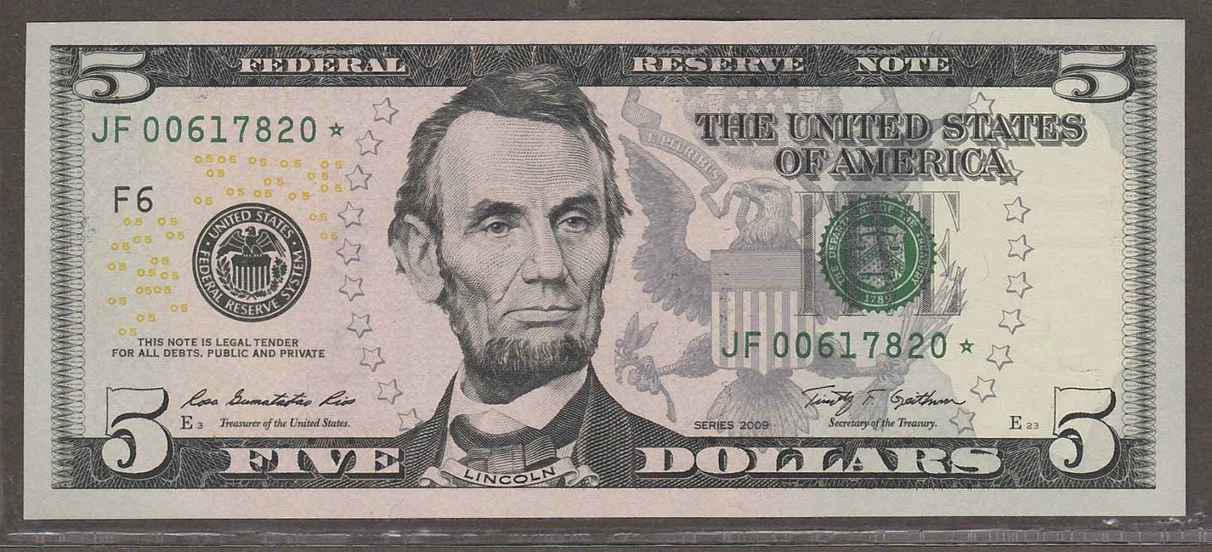 2009-$5-Bill-Star-Note,-Some-Rarity