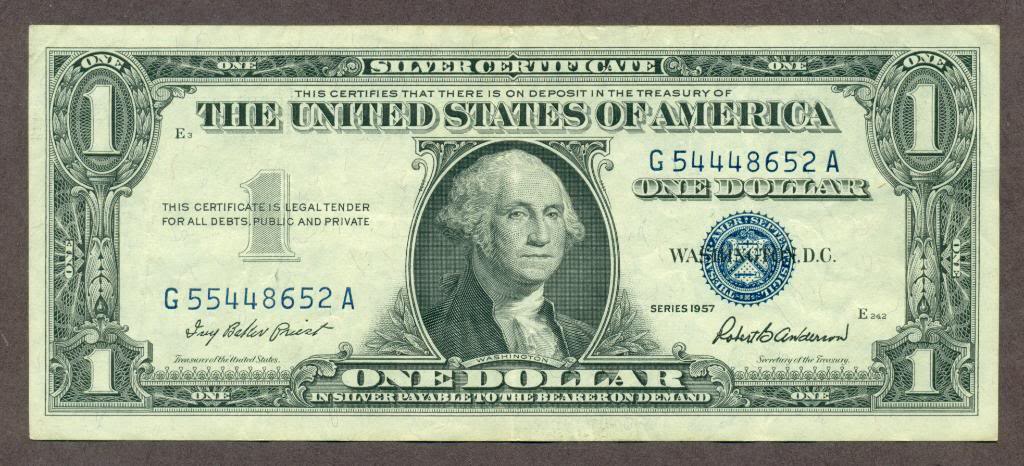1957B-Silver-Certificate-Mis-Matched-Serial-Number