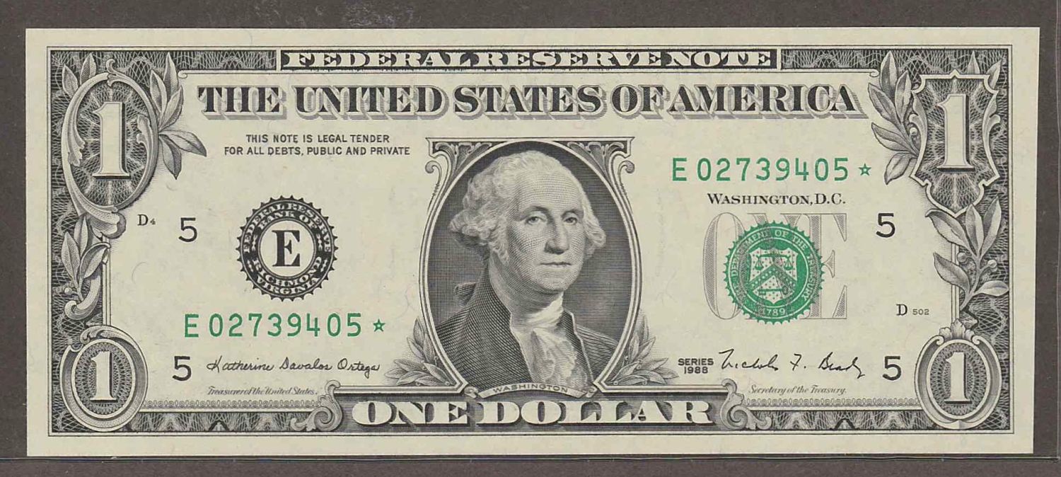 Dollar-Bill-Serial-Number-Two-Different-Colors
